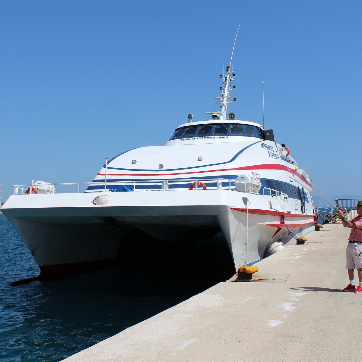 Bodrum Airport ( BJV ) - Marmaris port - Rhodes Ferryboat